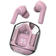 Air31 Earbuds Wireless Crystal Transparent Body | Air 31 Bluetooth Ear Bud With Pouch – (random Color)